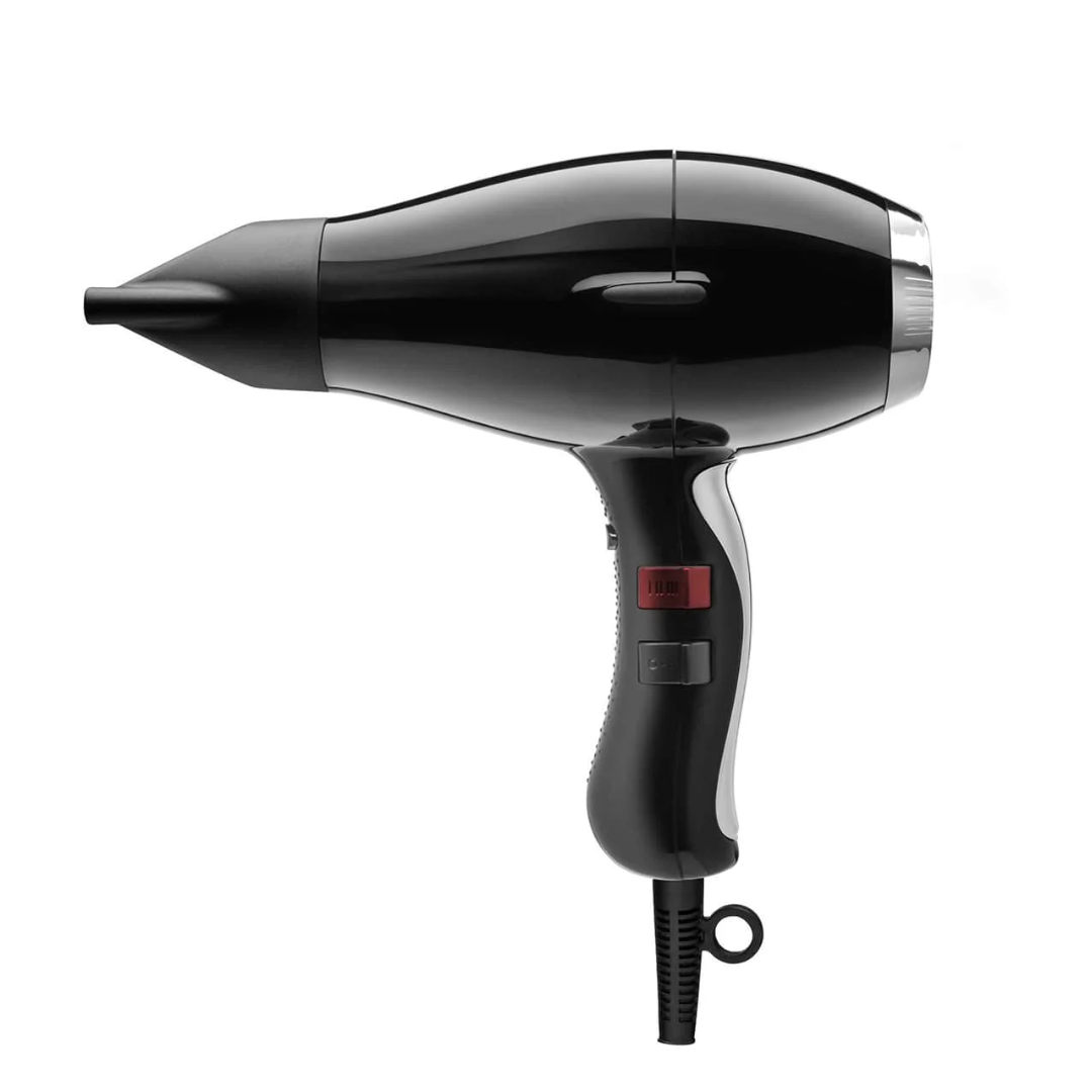 Elchim 3900 Healthy Ionic Black Silver Hair Dryer