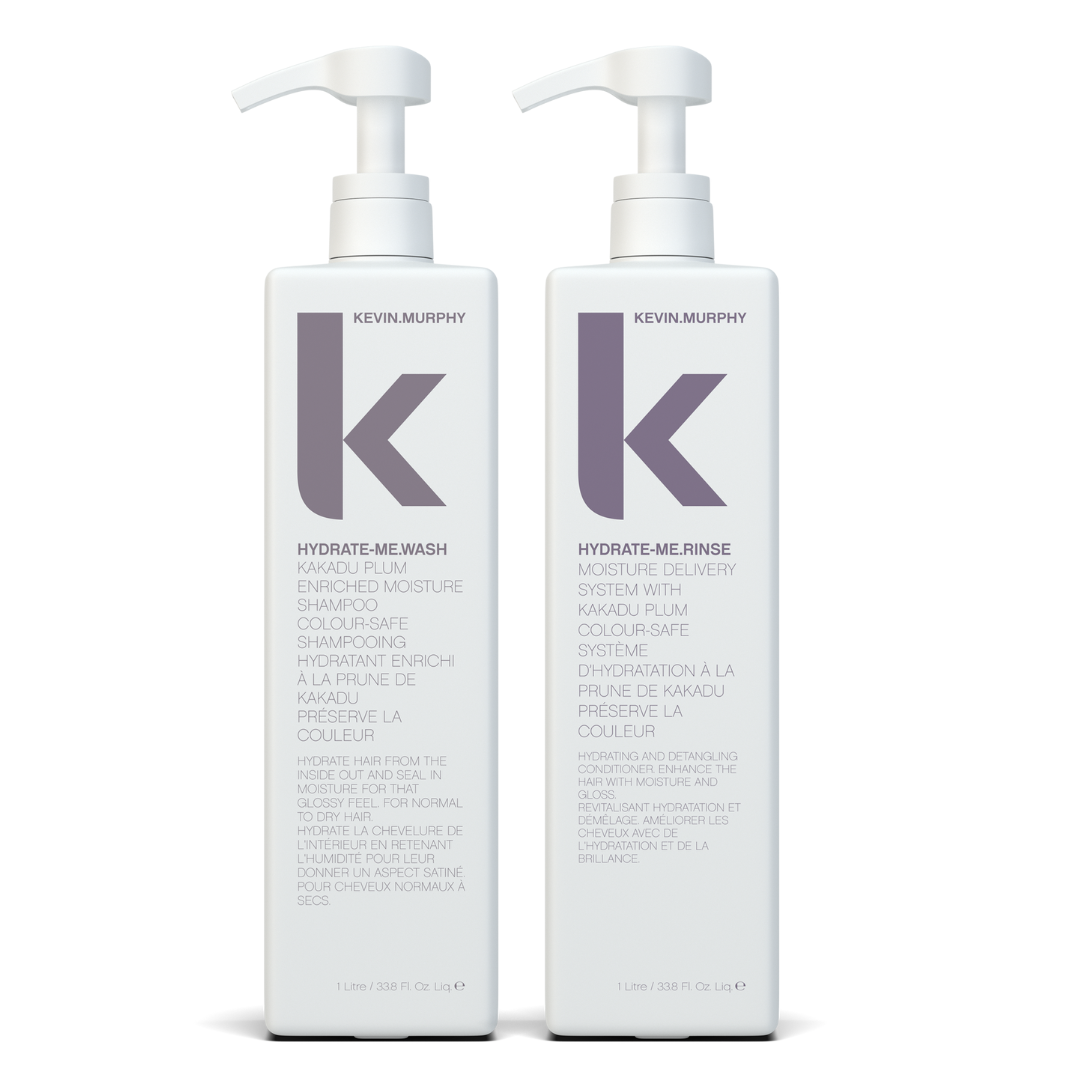 Duo nettoyant et rince-bouche Hydrate Me Pro 1 000 ml - Kevin Murphy 