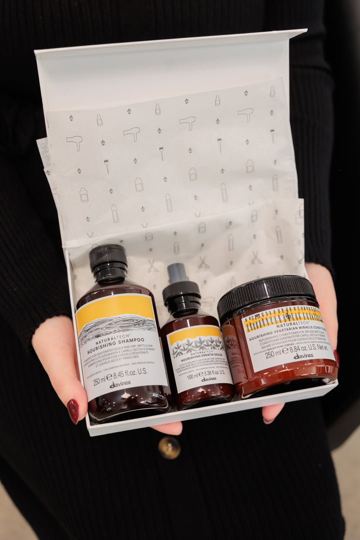 Trio de produits essentiels nourrissants Davines Naturaltech