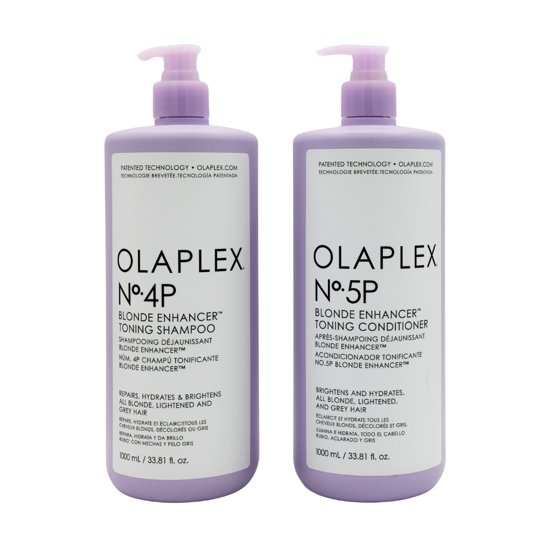 Duo de shampoing et d'après-shampoing Olaplex No.4P pour les blondes