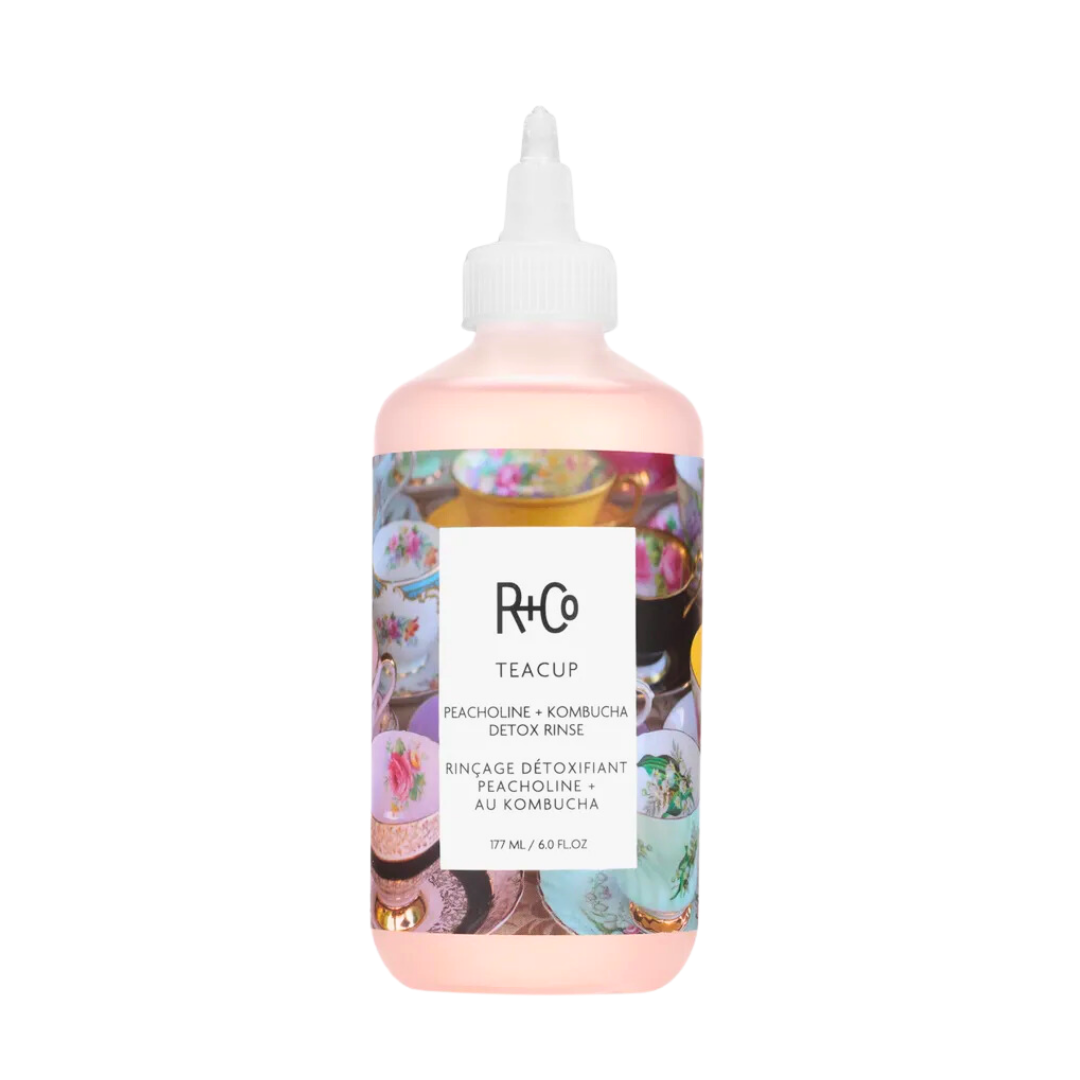 R+CO TEACUP Peacholine + Kombucha Detox Rinse