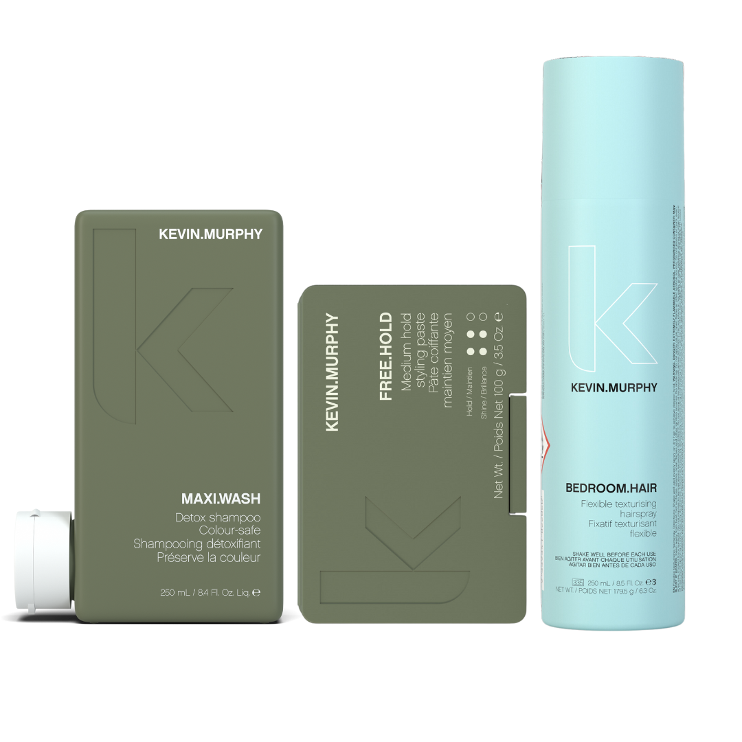 Kevin Murphy Maxi Wash, Trio de maintien libre + chambre à coucher