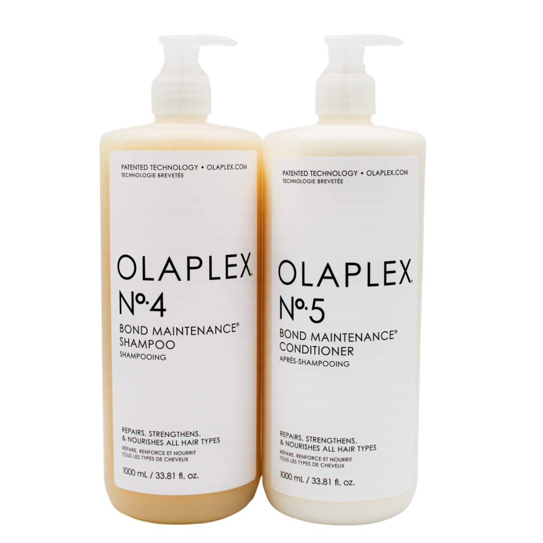 Duo shampoing n°4 et après-shampoing n°5 d'Olaplex