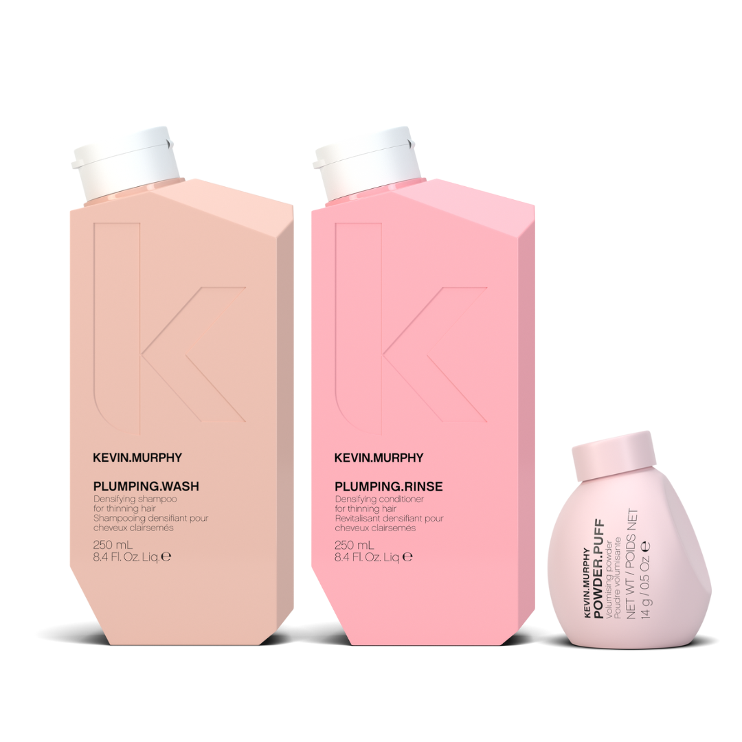 Kevin Murphy Repulpant Nettoyant + Repulpant Rinse + Powder.Puff 