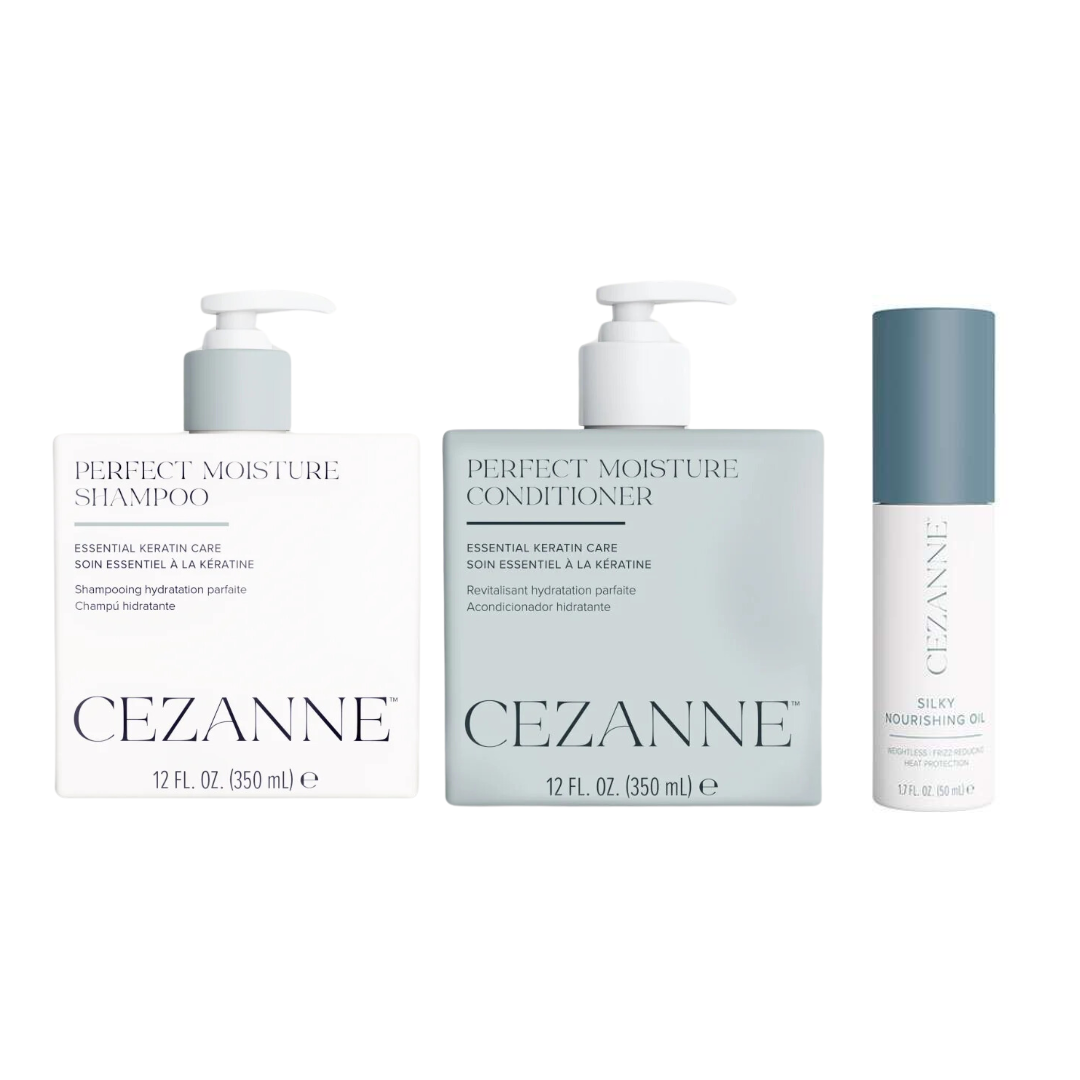 Cezanne Perfect Moisture + Silky Nourishing Oil Trio