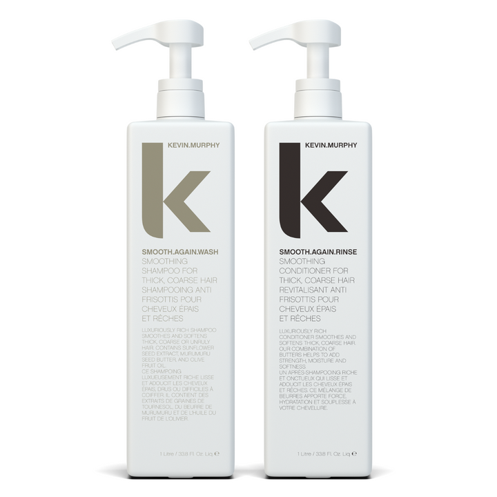 Kevin Murphy Smooth Again Wash and Rinse 1000ml Duo