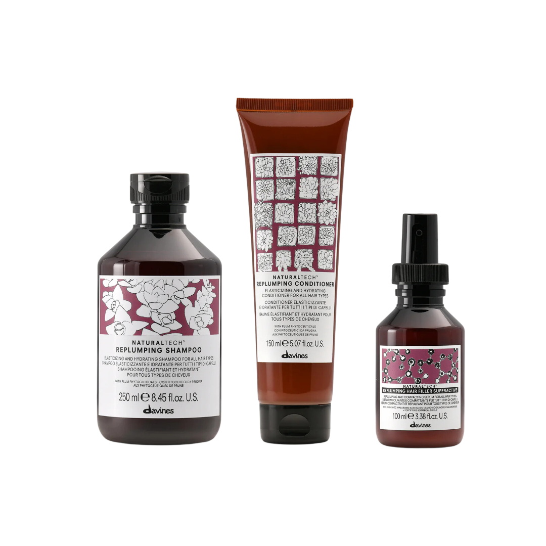 Coffret Davines Energizing pour cheveux clairsemés