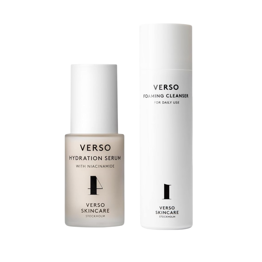 Verso Hydration Serum + Foaming Cleanser Set