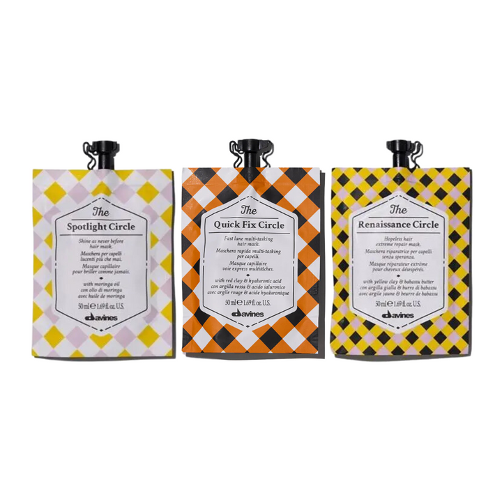 Davines Renaissance, Spot Light, Quick Fix Circle Mask Trio